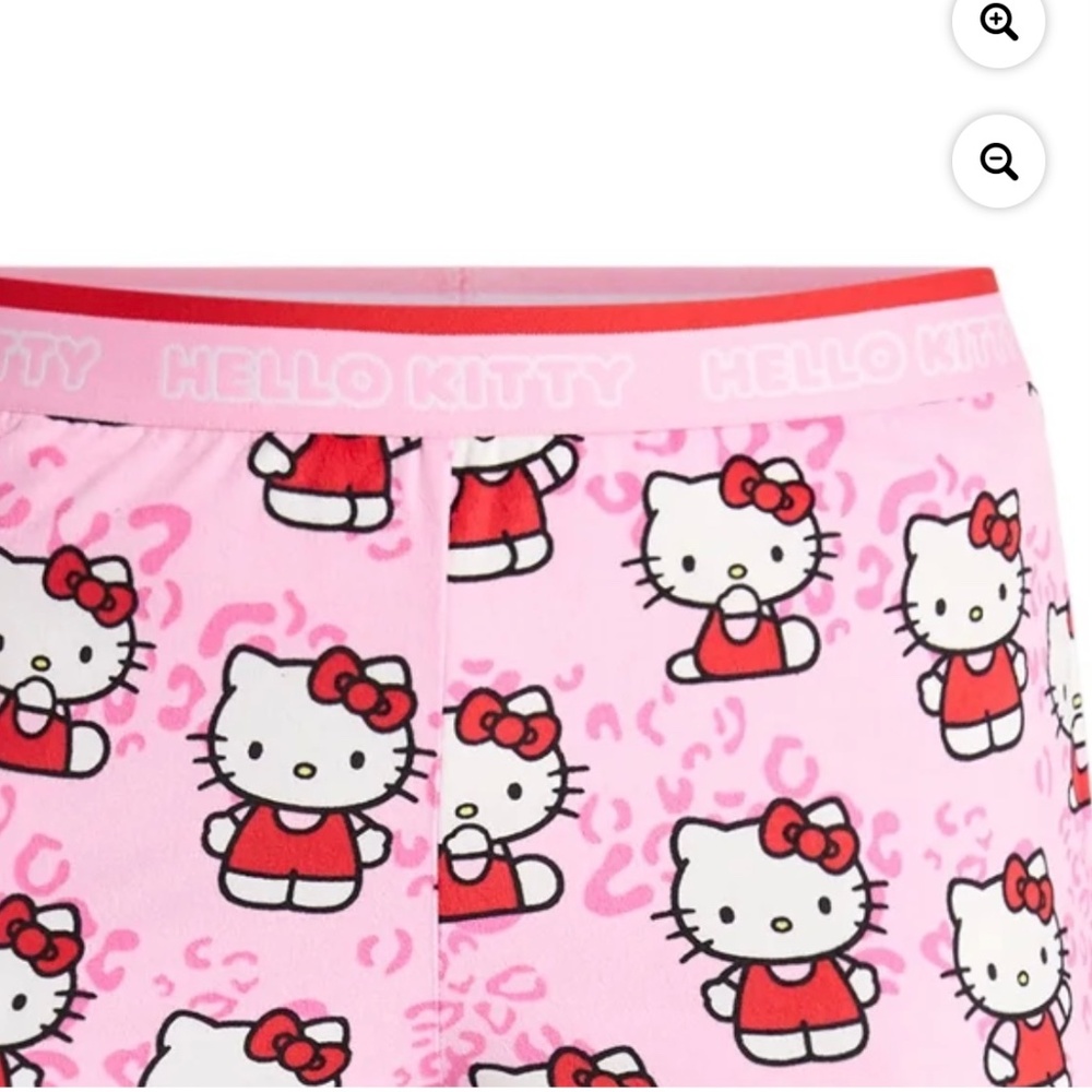 Hello Kitty Women’s Pink Velour Sleep Pajama Pants Size XL NWT - Picture 6 of 7
